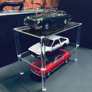 Tháo Rời Nhiều Lớp Đồ Chơi <span class=keywords><strong>Acrylic</strong></span> Hình Tỷ Lệ Mô Hình Xe Hiển Thị Giá Đỡ Giá Đỡ 1:18 Giá Đỡ <span class=keywords><strong>Acrylic</strong></span> Trong Suốt - Product Image 1