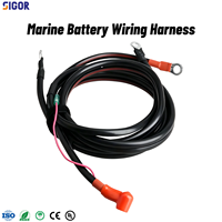 Faisceau de câblage de démarrage électrique pour moteur hors-bord marin 66T-82105-J1-00 PTFE/PBT/PVC, indice de protection IP67, gaine en PVC, compatible Yamaha 40HP E40X