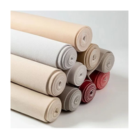 Tissu de garniture de pavillon de voiture de 3mm d'épaisseur sur mesure 100% éponge de qualité supérieure en sergé tricoté en polyester collée pour les améliorations intérieures des véhicules