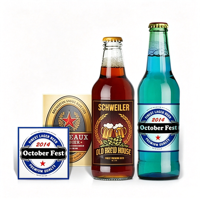 Etiquetas Personalizadas Duraderas para Botellas de Vino Tinto, Adhesivos de PVC Autoadhesivos para Whisky, Cerveza y Bebidas