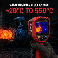 Caméra thermique Thermal Master UTi260B, zoom numérique 4X, lumière LED, imageur thermique portable, image thermique 256x192, 7 palettes de couleurs