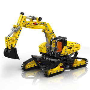 Mould <span class=keywords><strong>King</strong></span> 17076 Excavatrice motorisée SFINX Future à chenilles, blocs de construction pour enfants, jouets, camion, MOC, briques de puzzle - Product Image 1