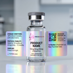 Etiquetas Adhesivas Personalizadas de Alta Calidad para Frascos de Péptidos de 3ml y 10ml, Etiquetas Premium Duraderas - Product Image 5