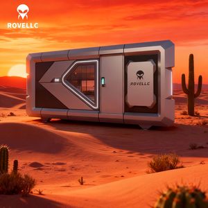 منزل كبسولة فضائية مصمم خصيصًا، يتحمل درجات حرارة عالية تصل إلى 50 درجة مئوية، مناسب للفنادق الخارجية والمهاجع والسكن، متوفر للشراء في دبي - Product Image 1