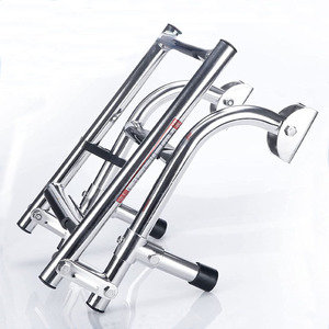 Escalera para barco de cuatro secciones, escaleras marinas de acero inoxidable 304, escaleras plegables rápidas para piscina de yate - Product Image 4