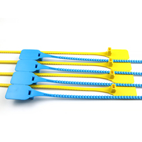 Scellés de remorque en plastique Scellés de porte de camion Scellés inviolables Étiquettes, Attaches de sécurité en plastique numérotées jetables SK3006P