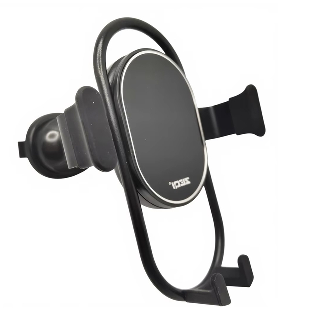 OEM Portable Sleek Mirror Surface Phone Stand Mechanical Arm Auto Lock Car Phone Holder Gravity Clip with Gravity Car Vent Mount