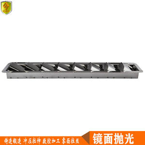 Couverture de fenêtre à persiennes en acier inoxydable 304 à 8 compartiments, accessoire de quincaillerie marine pour la ventilation et la dissipation de la chaleur - Product Image 5