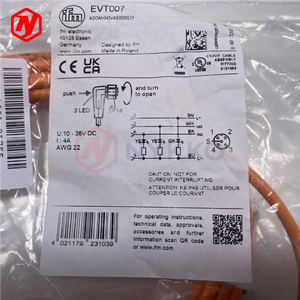 Câble M12 à 4 broches Ifm EVT007 d'origine, 10 mètres, avec connecteur coudé femelle pour utilisation sur les grandes machines EVT007 - Product Image 5