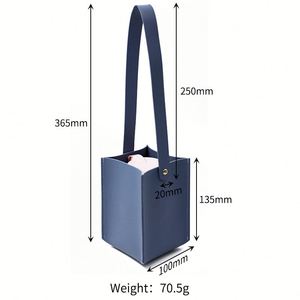 Portavasos Cuadrado de Cuero PU Personalizado con Correa de Transporte, Bolsa Portátil para Bebidas para Llevar, Uso en Exteriores - Product Image 6