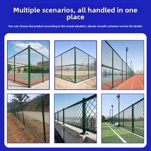 Recinzione Perimetrale Professionale per Stadi - Rete a Maglie Intrecciate Rivestita in PVC per Campi Sportivi - Product Image 6