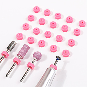 5 unids/bolsa previene el polvo herramientas <span class=keywords><strong>de</strong></span> arte <span class=keywords><strong>de</strong></span> uñas protección <span class=keywords><strong>de</strong></span> taladro <span class=keywords><strong>de</strong></span> uñas tapas rosas tapón colector <span class=keywords><strong>de</strong></span> polvo <span class=keywords><strong>de</strong></span> <span class=keywords><strong>silicona</strong></span> para broca <span class=keywords><strong>de</strong></span> uñas - Product Image 1