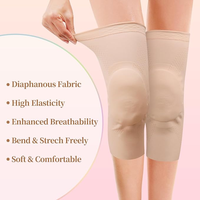Genouillères de ballet de haute qualité, respirantes, légères, en nylon flexible, antidérapantes, anti-collision, genouillères de danse sportive