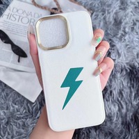 Accessoires pour téléphone portable en cuir, coque arrière pour iPhone 11 12 13 14 15 16 17 18 Pro Max pour Samsung