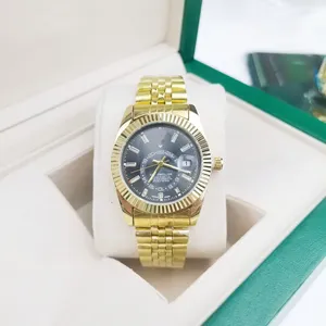 Người Đàn Ông Của Cao Thạch Anh Tự Động Thép Không Gỉ Hợp Kim Đồng Hồ 36Mm Nhiệt đới Lịch Kinh Doanh Thiết Kế Con Trỏ Quay Số Hiển Thị Thời Trang - Product Image 3