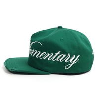 Gorras Snapback Vintage Sin Estructura de 5 Paneles con Visera Corta