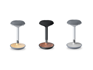 Lắc lư Phân & Ergonomic đứng ghế có thể điều chỉnh chiều cao 22.6 đến 32.5 inch không trượt cơ sở cho văn phòng thoải mái và sức khỏe - Product Image 1