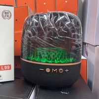 Haut-parleur Bluetooth L99 Transparent Liuli avec Subwoofer Basses Puissantes, Audio Portable Sans Fil pour la Maison, le Bureau et l'Extérieur