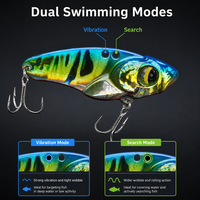 Leurre vibrant Vib Lure Thin-backed Rattlesnake, crankbait longue portée, minnow, appât artificiel dur, spécial pour la pêche au lancer et au jigging, équipement de pêche