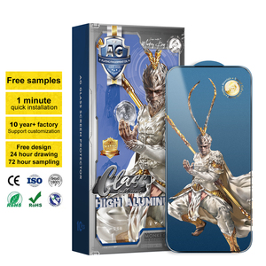 OG HD trasparente in vetro temperato opaco da gioco liscio per <span class=keywords><strong>iPhone</strong></span> <span class=keywords><strong>11</strong></span> 12 15 16 17 17 <span class=keywords><strong>Pro</strong></span> Max <span class=keywords><strong>protezione</strong></span> antiriflesso per telefoni cellulari - Product Image 1