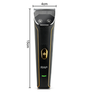 Tondeuse à cheveux professionnelle rechargeable sans fil USB RAF, 50 minutes d'autonomie, kit de coiffure et de toilettage pour hommes - Product Image 5