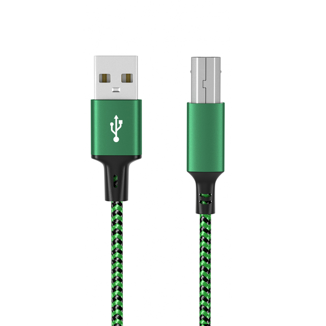 USB-A to USB-B 2.0 Cable - Square Connector Cord for Printers Scanners USB-A to USB-B 2.0 Universal Cable