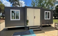 Maison préfabriquée pliable personnalisable à 3 chambres, conteneur extensible 20FT 40FT, villa, bureau, bâtiment scolaire ZXHC