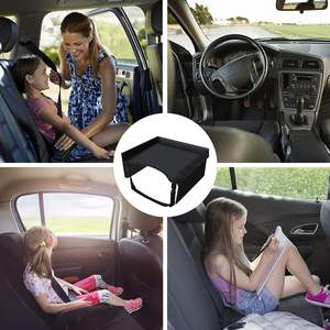Free sample OEM Toddler Car Seat Tray with Dry Erase Board Collapsible Lap Car Seat Travel Table Desk Kids Travel Tray Pocket - Product Image 6