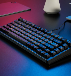 Chuyển Đổi Màu Đỏ Chơi Game Bàn Phím 75 Phần trăm Gamer Teclado Nhỏ Gọn 83 Phím <span class=keywords><strong>RGB</strong></span> LED Cầu Vồng Backlit Chơi Game Có Dây Bàn Phím Cơ Khí - Product Image 1