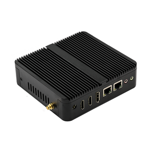 J6412 인텔 셀러론 산업용 미니 PC DDR4 팬리스 윈도우 11 듀얼 LAN RS232 견고한 EU/US/AU 플러그가있는 리눅스 서버 신규 - Product Image 2