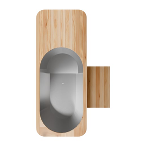 Bain froid extérieur avec échelle, combo bain froid et bain chaud avec refroidisseur d'eau, bain de glace pour la maison, la salle de sport et le spa - Product Image 3