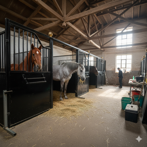 Abri modulaire facile à assembler pour la ferme équestre et l'élevage de chevaux - Product Image 4