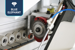 Machine à plaquer les chants entièrement automatique Machine à couper les chants biseautés CNC pour portes d'armoires en bois pour l'industrie du meuble - Product Image 3