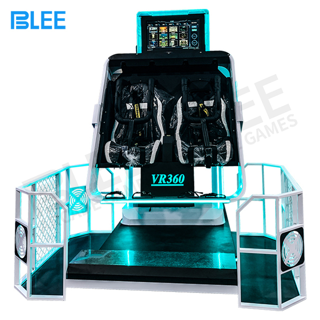 Most Popular Virtual Standing Roller Coaster With 9D VR Cinema Two Seat 9D 720 Degree Rolling Car Games Machine