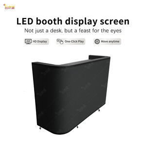 Cabina <span class=keywords><strong>DJ</strong></span> LED Portatile Personalizzata con Parete Video Digitale per Club, Facciata Curva, Supporto per Ballo, Tavolo Espositivo - Product Image 2