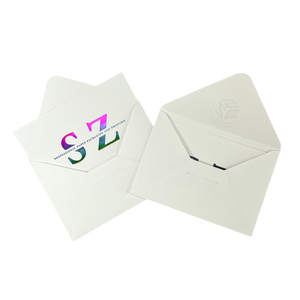 Impresión Personalizada, Papel de Arte Reciclable A4 C4, Sobre de Papel Blanco Liso para Regalo con Logotipo - Product Image 1