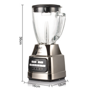 Yüksek Hızlı Tezgah Üstü <span class=keywords><strong>Blender</strong></span>, Paslanmaz Çelik Bıçaklı Çok Fonksiyonlu Düşük Sesli Smoothie ve Meyve Suyu Sıkma Makinesi - Product Image 5