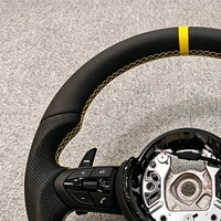 Volant en cuir série M pour BMW M3 M4 M5 F10 F15 F20 F22 F30 F32 F33 F34 F31 F36 F80 F82 F90 E70 E80 E91 E71 - Vente chaude