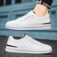 Chaussures blanches en cuir de vachette souple de luxe léger de haute qualité, personnalisables, vente directe d'usine OEM