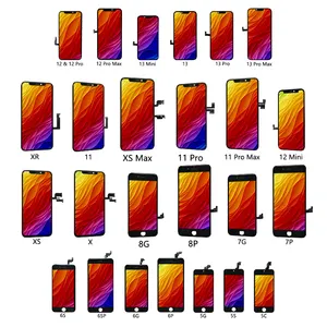 Tela de substituição para celular, tela lcd para iphone 12pro max 6g 7 8 para iphone xr x xs max 11 pro 11pro max 12 13 12