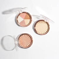Poudre bronzante pressée pour le visage, illuminateur de teint, palette de contouring, marque privée