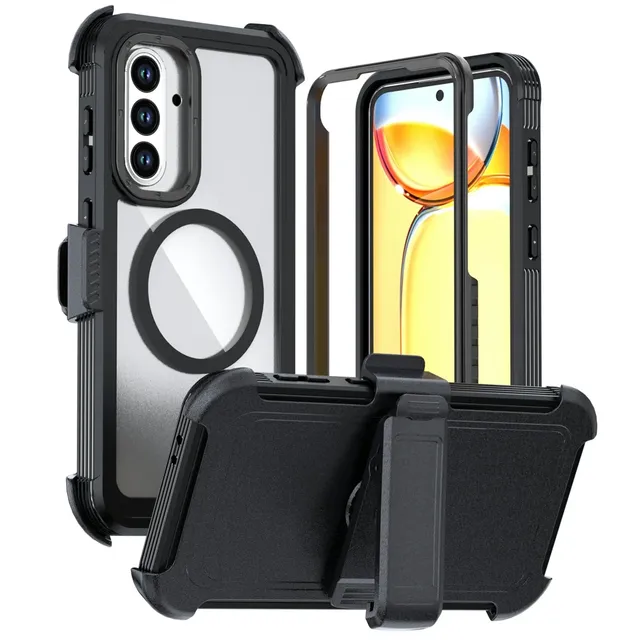 for Galaxy A36 5G Belt Clip Phone Case Compatible With Magnetic Protection Kickstand Case For Samsung Galaxy A56 A26 A16 A06