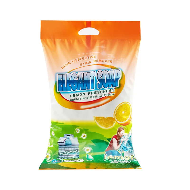 500G 1KG 2KG Detergente en polvo de alta eficacia Espuma rica en detergente Detergente para ropa de fábrica OEM de mejor grado Venta a Venezuela