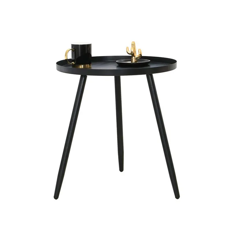 Tavolo in metallo fabbricato in fabbrica con tavolino a tre gambe tavolo centrale di lusso decorativo fantasia nuovo arrivo