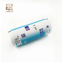Film composite laminé BOPP/PE imprimé en héliogravure sur mesure pour emballage de lingettes humides
