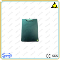 Tablette antistatique Leenol ESD A4 en PVC avec support en carton, 10e5-10e9 Ohms, format A4, pour salle blanche LN-F15012