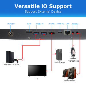 เครื่องสตรีมมิ่ง HD 27นิ้ว<span class=keywords><strong>จอ</strong></span><span class=keywords><strong>ทีวี</strong></span>อัจฉริยะหน้า<span class=keywords><strong>จอ</strong></span>สัมผัสป้องกันแสงสีฟ้าจอภาพ LCD พร้อมแบตเตอรี่ในตัวขาตั้ง LCD แบบเคลื่อนย้ายได้ - Product Image 6