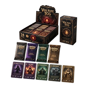 OEM ODM Animal Quest Jeu de cartes à collectionner, Pack de 24 boîtes mystères de cartes pour l'amusement par le jeu d'échecs et de cartes - Product Image 1
