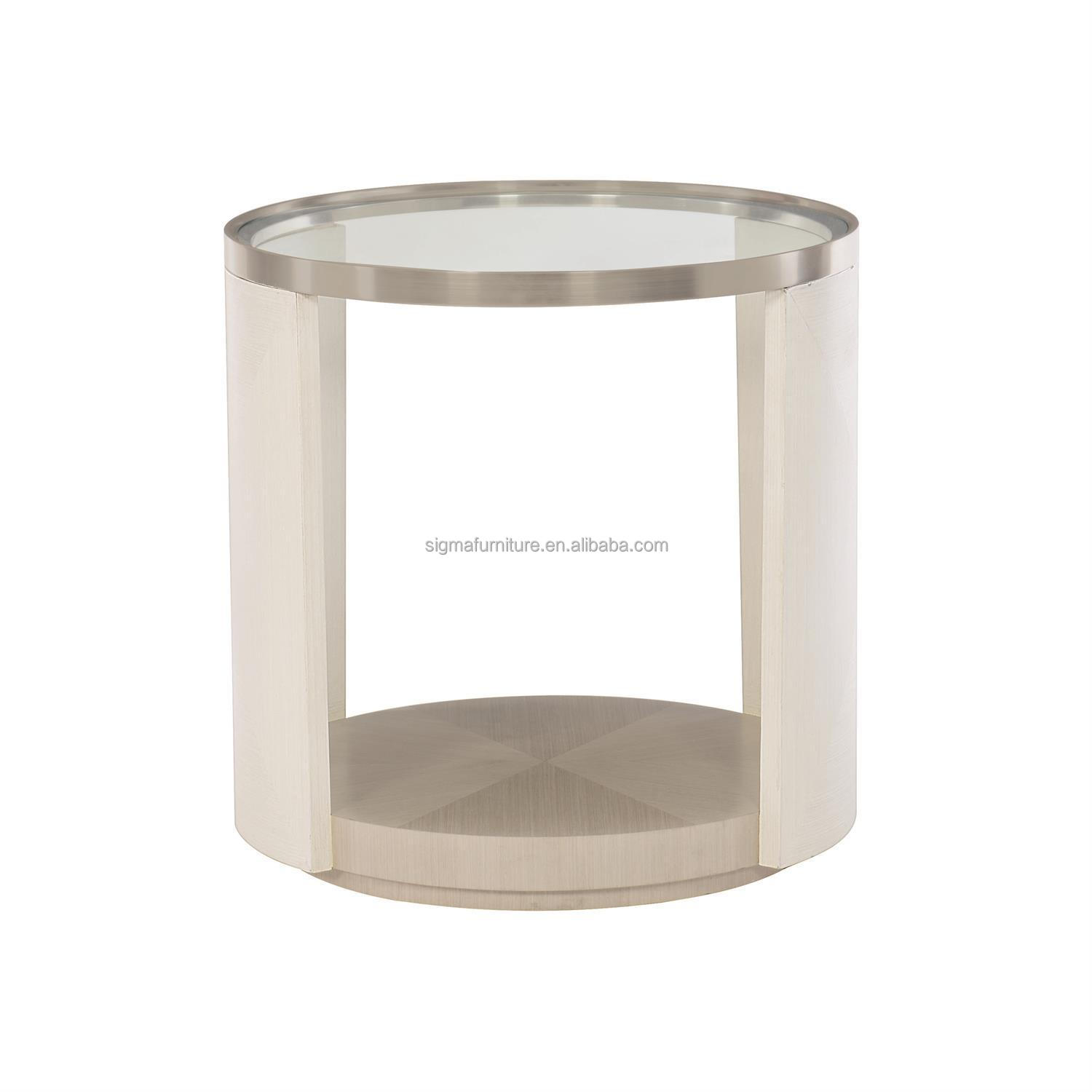 Modern Furniture Living Room Furniture Chairside Table Small Coffee Table Sofa Round Side Table