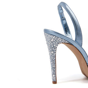 Sandales d'été classiques pour femmes, à bride arrière, bout pointu, talon haut - Product Image 5